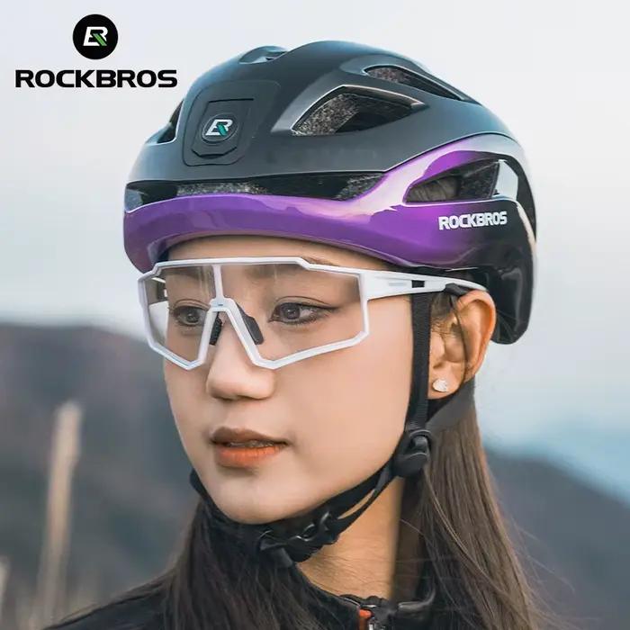 Lunettes de vélo ROCKBROS polarisées photochromiques, protection UV400, lunettes de vélo, lunettes d