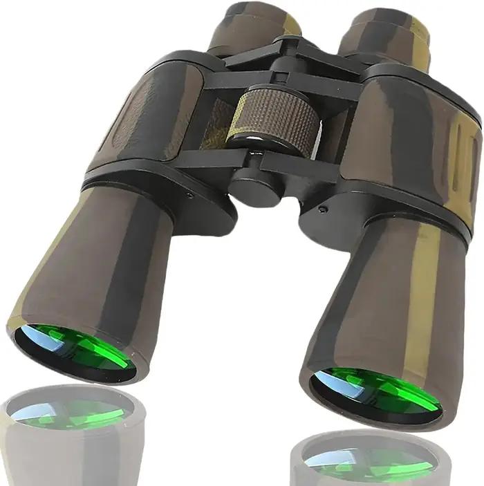 Jumelles 20x50 étanches haute définition - Vision basse lumière nocturne pour adultes enfants chasse astronomie