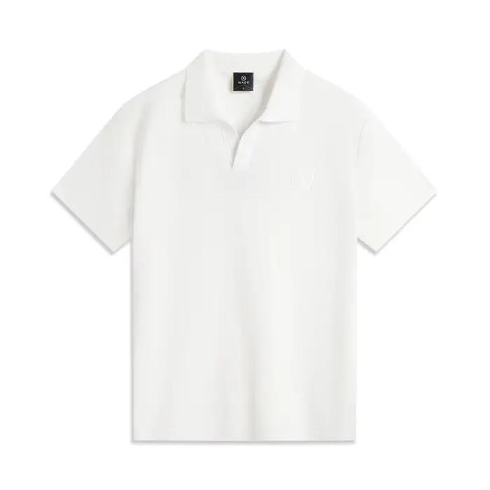 Li-ning hommes Wade pull à manches courtes 68.7% Polyester 31.3% coton coupe régulière doublure conf