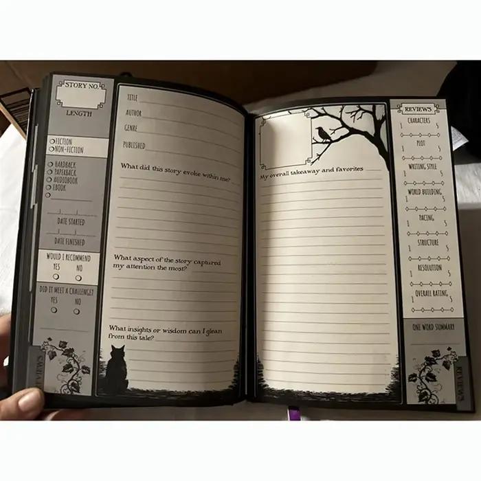 Journal de nuit gothique pour amoureux de la lecture et de la réflexion occassions spéciales
