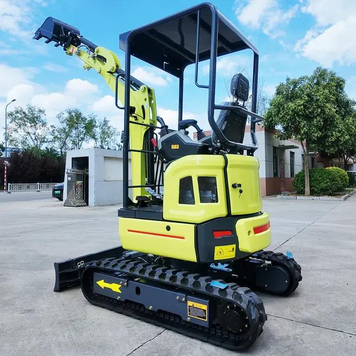Mini-excavatrice personnalisée de 1,8 tonne, excavatrice hydraulique sur chenilles, certifiée CE EPA Euro 5, machine compacte pour travaux de terrassement, équipement de construction