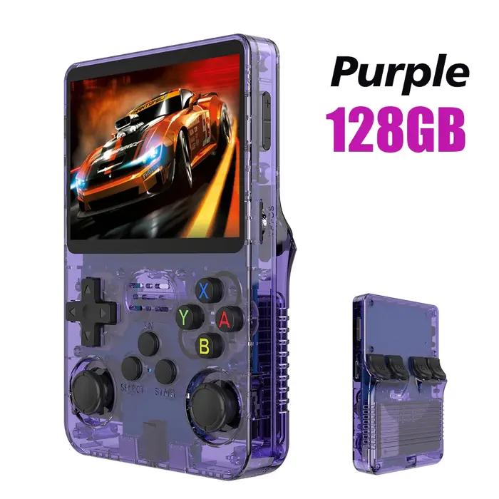 Console de jeux vidéo portable R36S 128G avec écran IPS 3