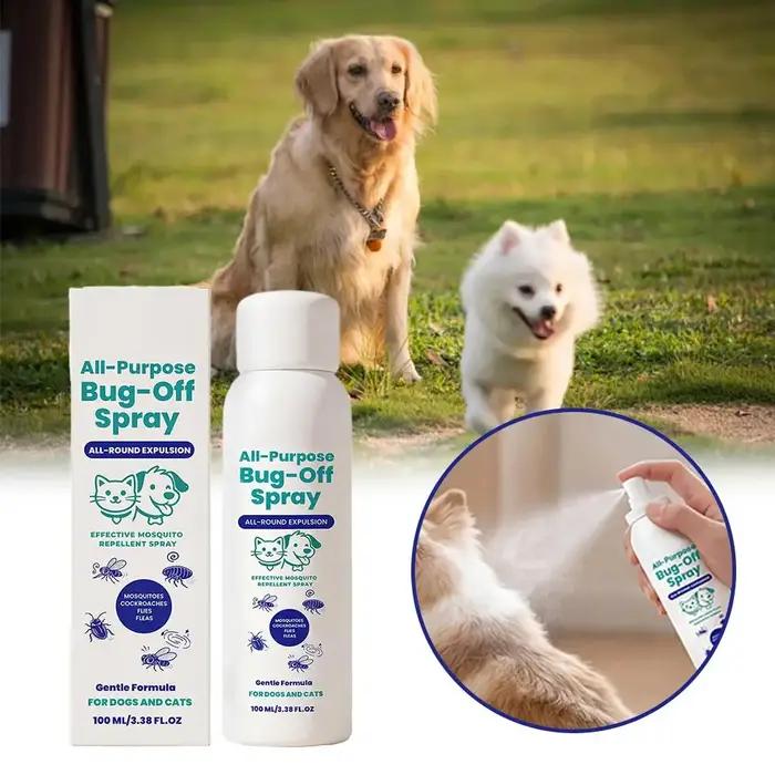 Spray répulsif anti-insectes pour animaux de compagnie