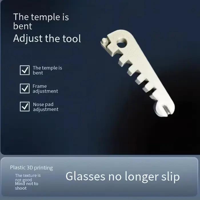 Outil de réglage de la flexion des branches de lunettes, outil de réparation du support nasal, robus