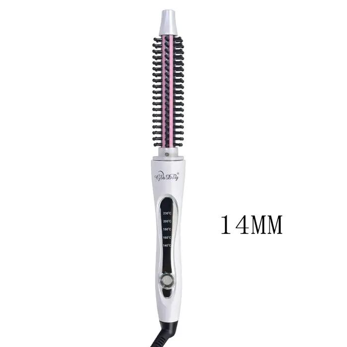 Bigoudi brosse à lisser les cheveux peigne chauffant chaud