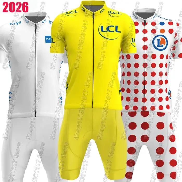 Maillot de cyclisme France Tour 2026 TDF pour homme