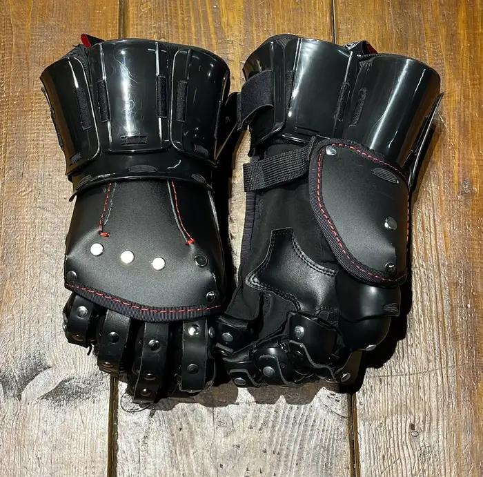 Gants tactiques une main avec gantelets acier protection entraînement combat escrime historique hema occassion spéciale femmes hommes