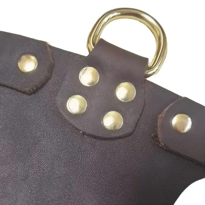 Harnais pour chien en cuir véritable