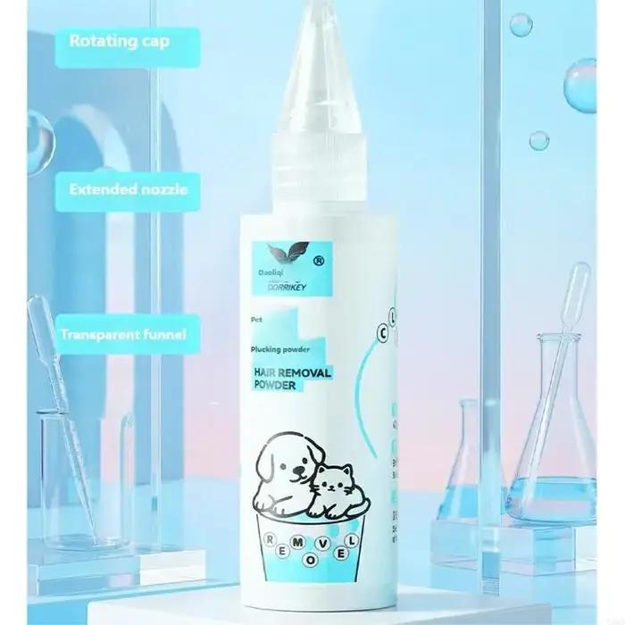 Poudre d'épilation indolore pour les oreilles chien, outil nettoyage des oreilles, poudre lavage, ne