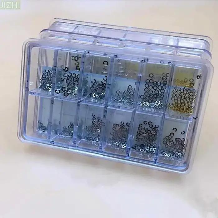 360Pack 12 tailles rondelle Clip entretoise anneau montre poussoir bouton Circlip pour les fabricant