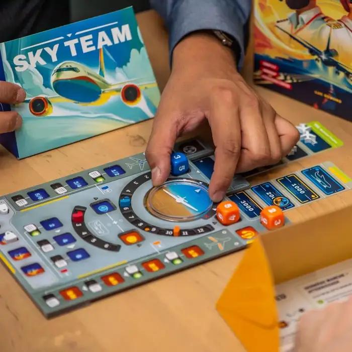 Sky Team, jeu de société, jeu coopératif, à partir de 10 ans, 2 joueurs | 20 minutes