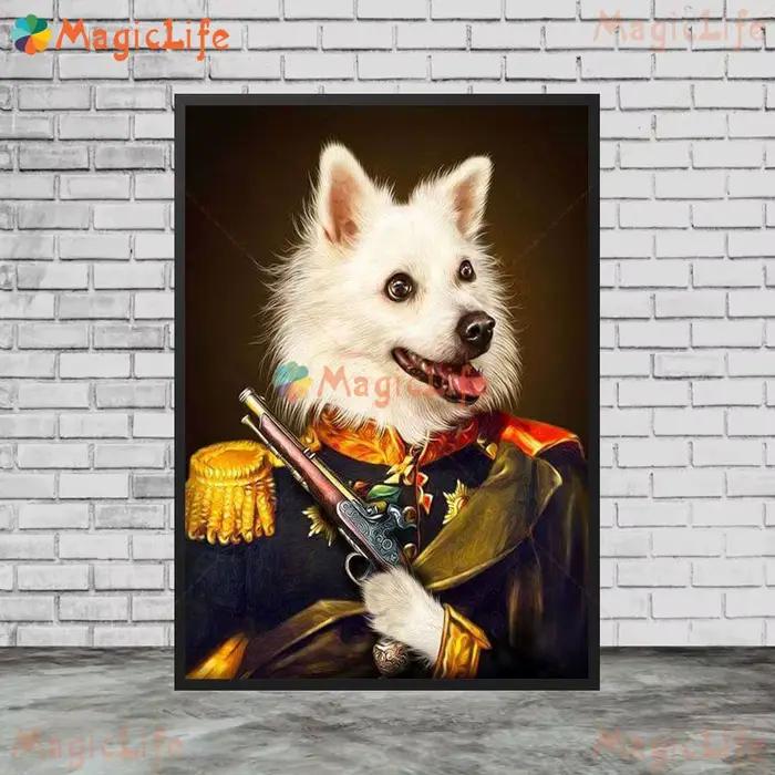 Art mural d'animaux de compagnie impression sur toile moderne sans cadre pour décoration intérieure cadeau occassionnels spéciales