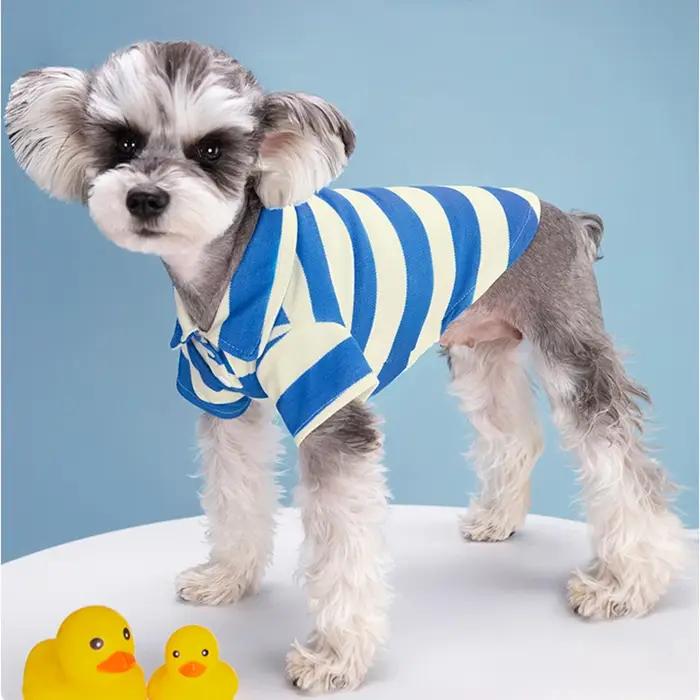 Polo pour chien, vêtements d'été pour chien, vêtements décontractés pour petits et grands chiens, chats, t-shirt, costumes pour chihuahua, pug, chemises pour Yorkshire