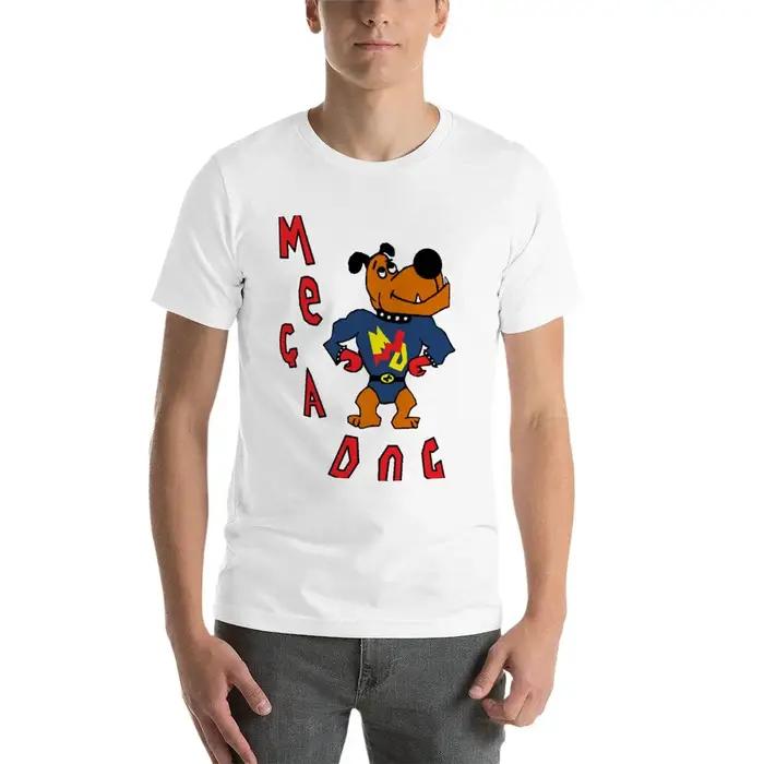 T-shirt graphique vintage pour hommes, New Skins UK, Sid Jenkins Mega Dog Design