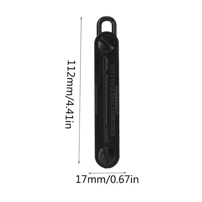 Appel prédateur renard noir - sifflet portable avec son de détresse lapin réaliste pour lamping