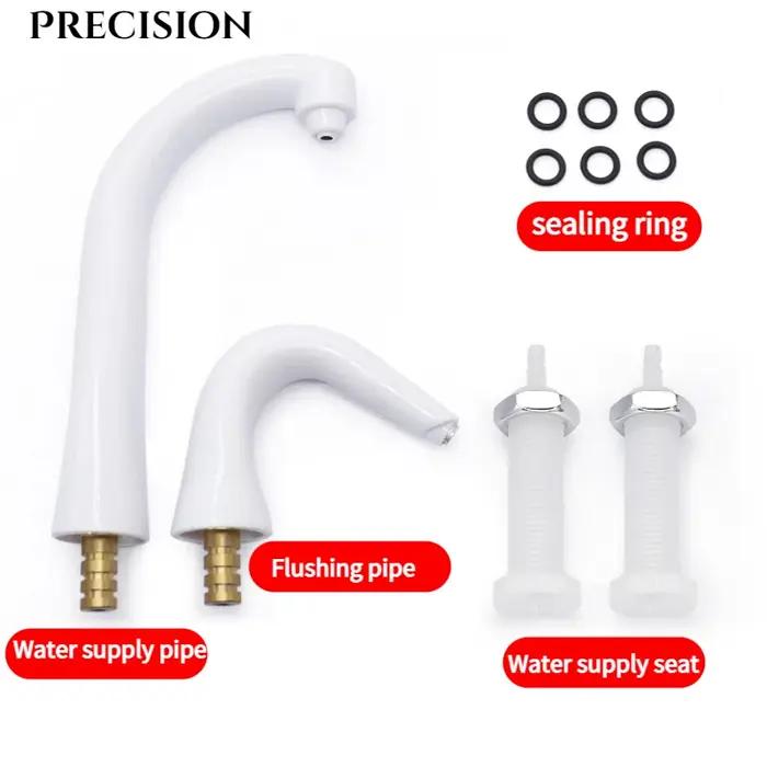 Accessoires WagMachine de crachage de chaise dentaire, tuyau d'alimentation en eau de rinçage, coude de rinçage des expectorations pour l'accès à la chaise d'unité