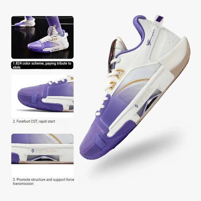 Chaussures de basket-ball pour hommes, baskets pour hommes, maille, rebond, absorbant les chocs, res