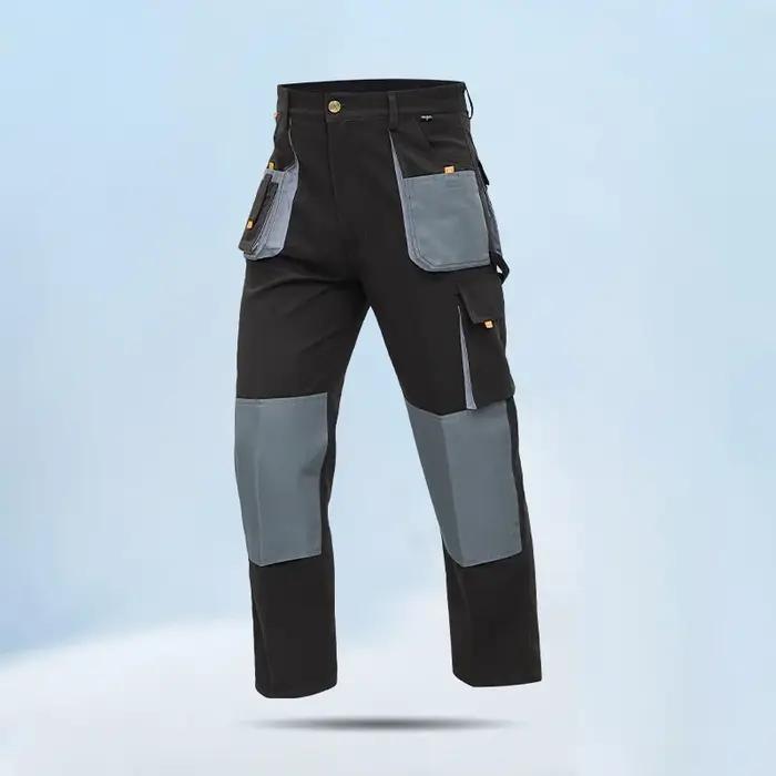 Vêtements de travail homme construction protection multi-poches résistant durable uniforme pantalon cargo