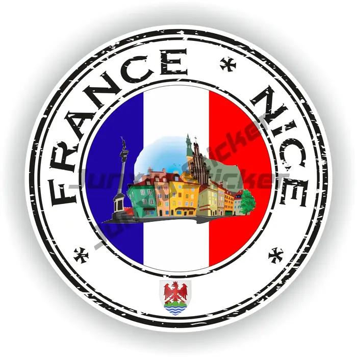 Autocollants étanches en vinyle avec emblème France Blason Feel