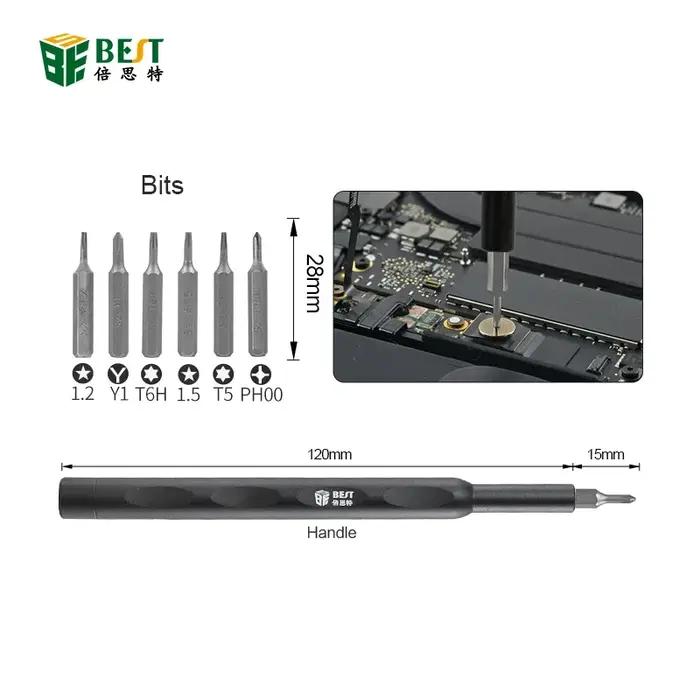 Meilleur jeu d'outils de réparation de tournevis électroniques d'ouverture de démontage multifonctio