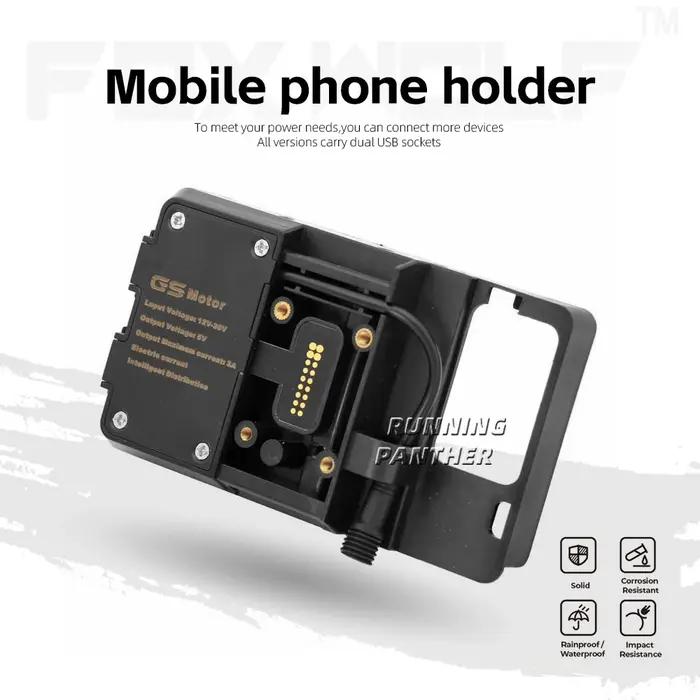 Support de Navigation pour moto BMW R1200GS LC & Adventure, R1250GS S1000XR R1200RS, chargeur USB, s