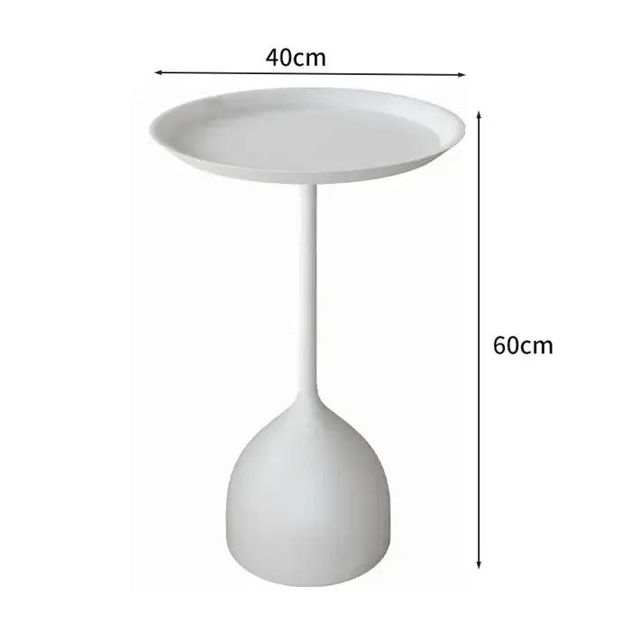Table d'appoint élégante en métal fer design moderne pour salon et chambre à coucher avec stockage occassions spéciales