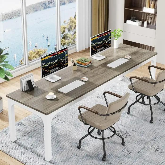 Bureau d'ordinateur extra long de 78