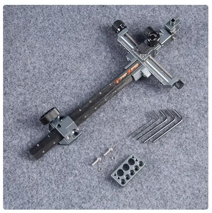Visée barre en carbone fibre de carbone aluminium réglable pour arc de chasse et tir à l'arc main droite occasions spéciales chasseurs