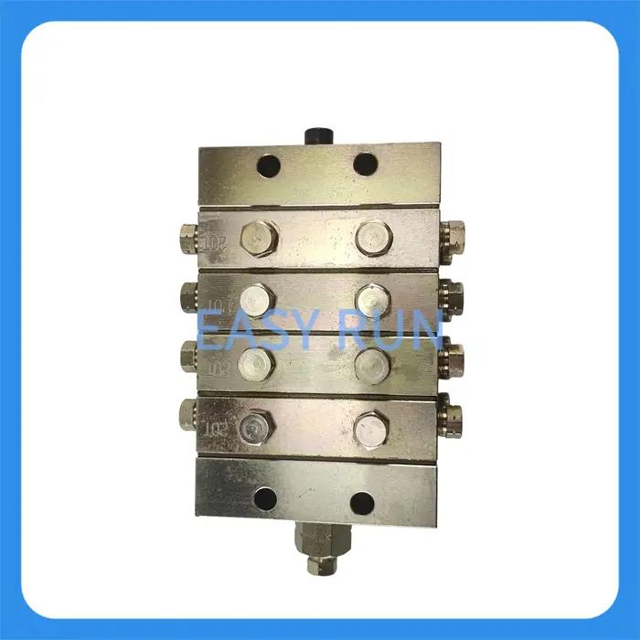Distributeur de valve de distribution de graisse pour camion à pompe, 8 sorties, équipement robuste,