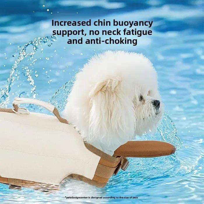 Gilet de sauvetage pour chien avec poignée de sauvetage