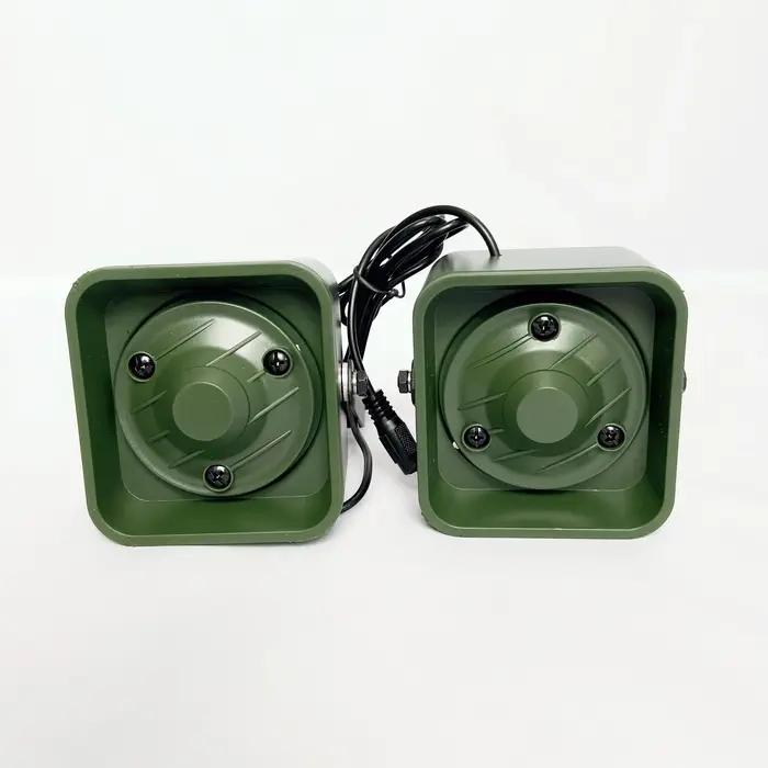 Haut-parleur de chasse BK1218B 50W 150dB aimant carré pour appel d'oiseaux et gibier