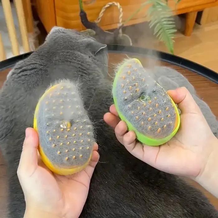 Brosse de pulvérisation pour animaux de compagnie