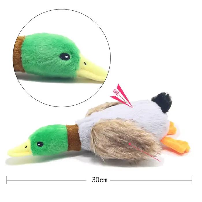 Jouets de couine de canard en peluche pour chiens