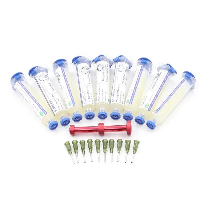 10 pièces/20 pièces KINGBO original RMA-218 No-Clean BGA Reballing boule de soudure réparation soudu