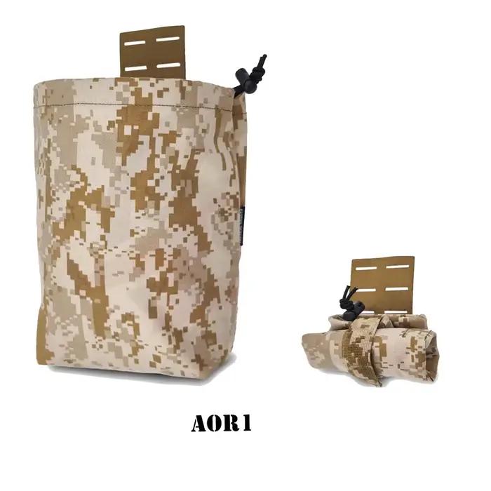 Poche pliable dépliante tactique ceinture chasse - Roll up dump pouch bag pliable kinetic consulting