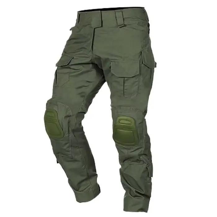 Pantalon tactique camouflage chasse avec genouillères intégrées - Respirant et imperméable pour pêche trekking