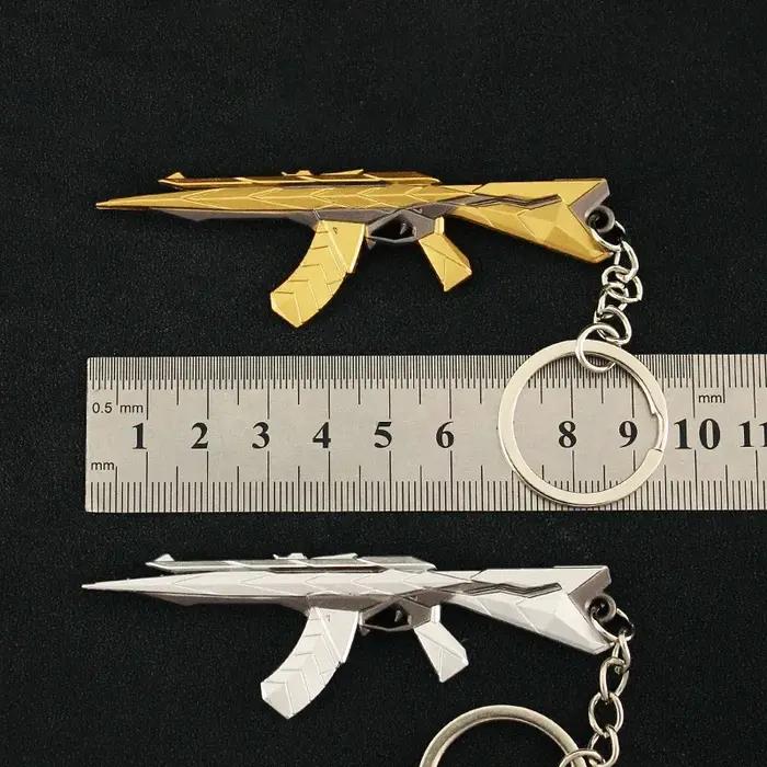 Couteau Valorant Araxys Skin pour porte-clés Vandal, accessoire de jeu, couteau de poche épée de samouraï, modèle de pistolet, cadeaux et jouets pour garçons