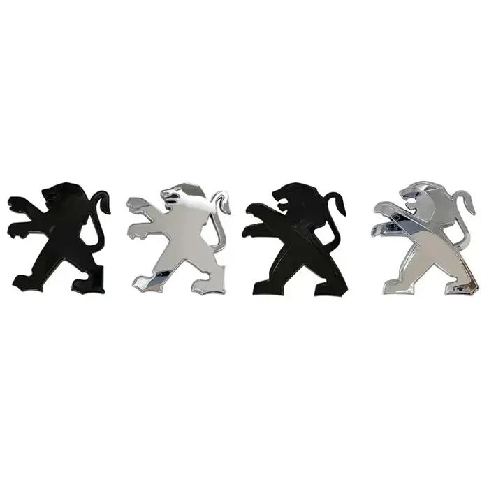Badge lion 3D ABS avant arrière pour Peugeot 406 405 3008 208 - Emblème autocollant logo personnalisation