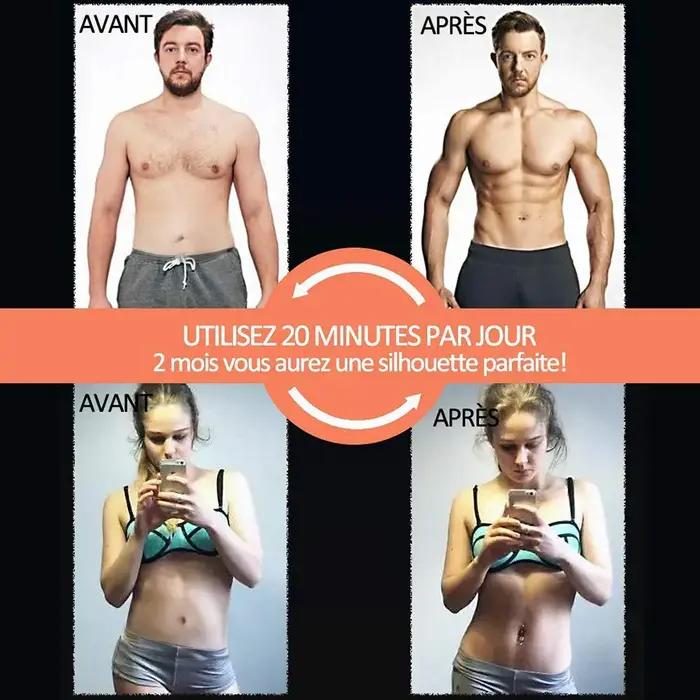 Équipement de sport de plein air, exercice à domicile, ceinture d'entraînement, stimulateur musculaire Abdominal Ems, appareil d'entraînement physique amincissant
