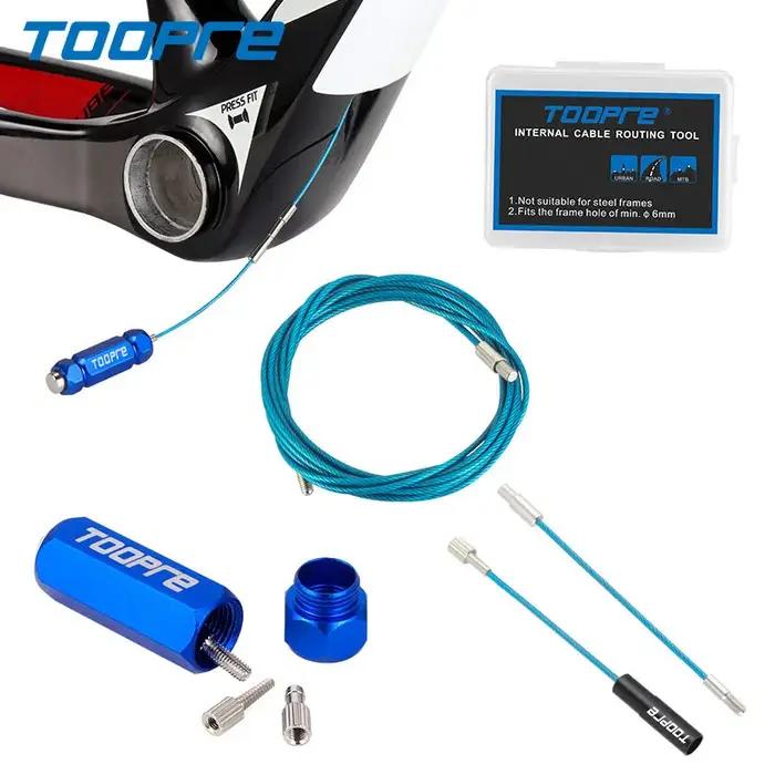 Kit de routage de câbles internes de vélo, outil, Guide de Traction rapide, aimant pour cadres de vé