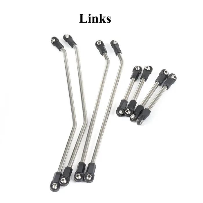 Kit de châssis LCG en carbone Performance RC avec plaque antidérapante Delrin pour plates-formes Comp sur chenilles