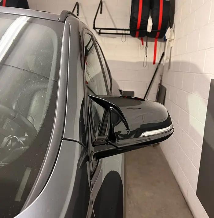 Couvercle de rétroviseur en fibre de carbone noire, aile latérale modifiée, pour BMW X2 F39 Z4 G29 2