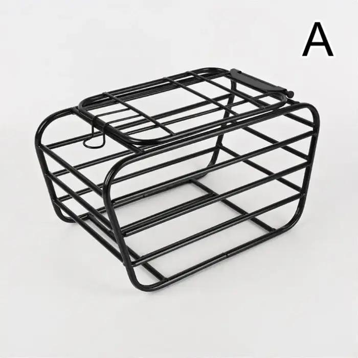 Panier de vélo 2-en-1 pour chien, pour porte-bagages arrière, panier de transport portable pour anim
