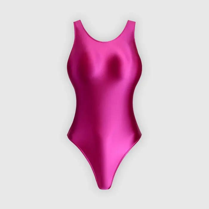 Maillot de bain brillant en satin XClocKNYoung