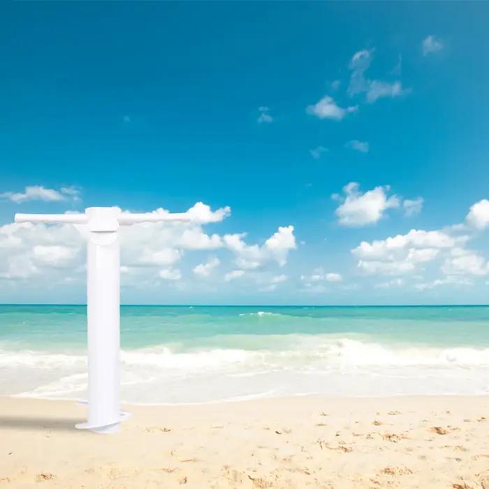 Support de parapluie de plage rotatif 3/5, inserts coupe-vent, équipement de prise de parapluie en s