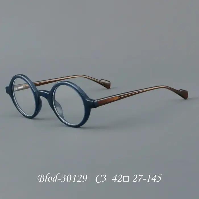 Monture de lunettes ronde rétro pour hommes et femmes