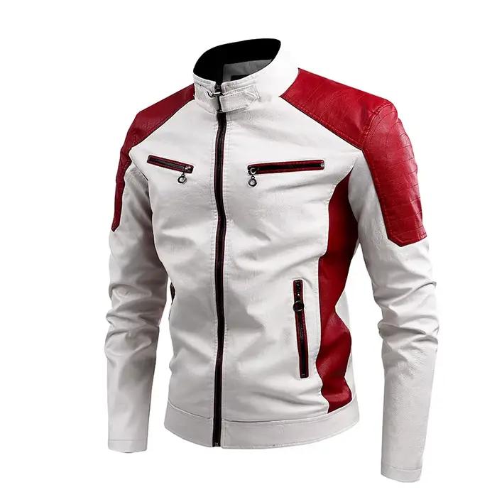 Veste de moto pour homme noir style décontracté polyesters confortables multi-poches pour hommes voyages automne hiver