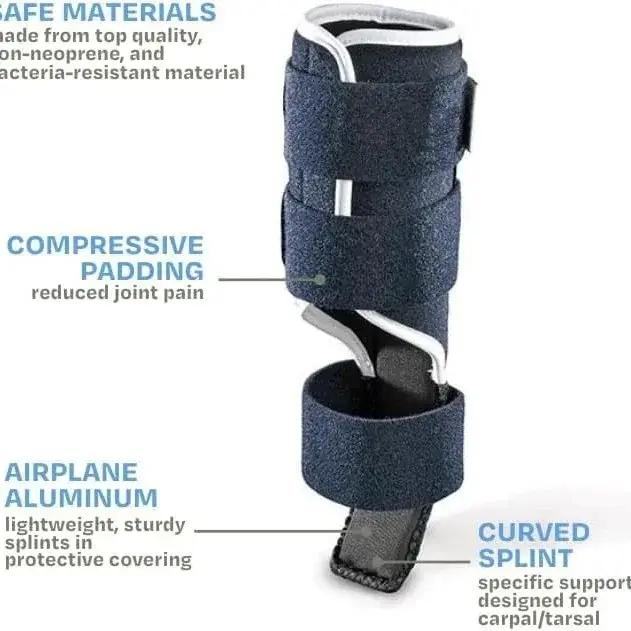 Attelle de jambe avant pour animaux en polyester blanc - confort et protection pour chiens et chats blessés ou handicapés