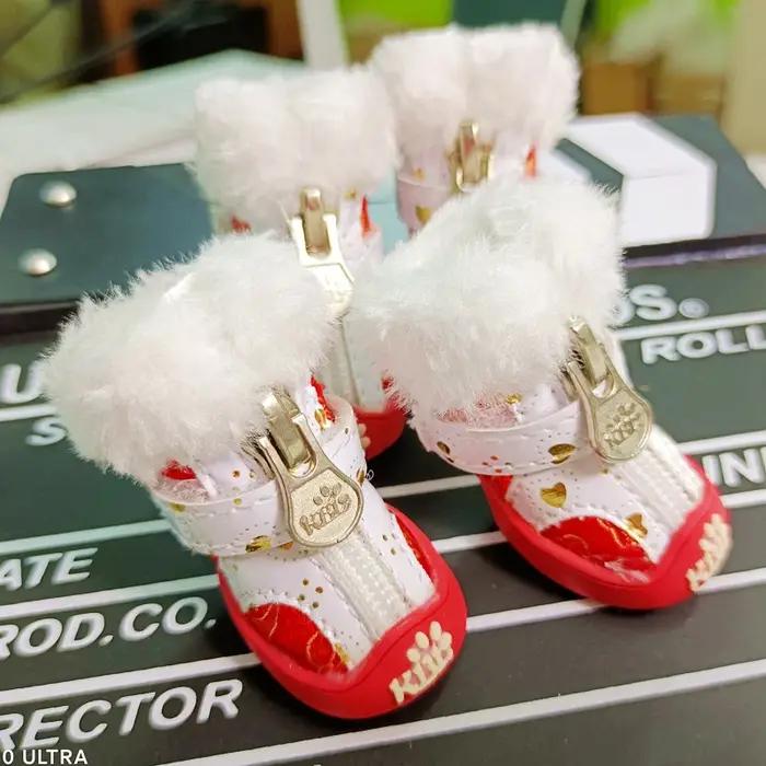 Bottes de neige antidérapantes pour animaux de compagnie et chiens