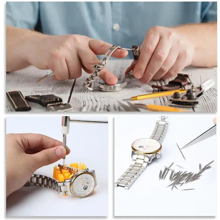 Kit d'outils de réparation de montre 149 en 1, jeu de tournevis à main, dissolvant sans fil, ouvre-b